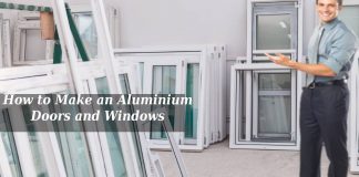 Aluminum doors