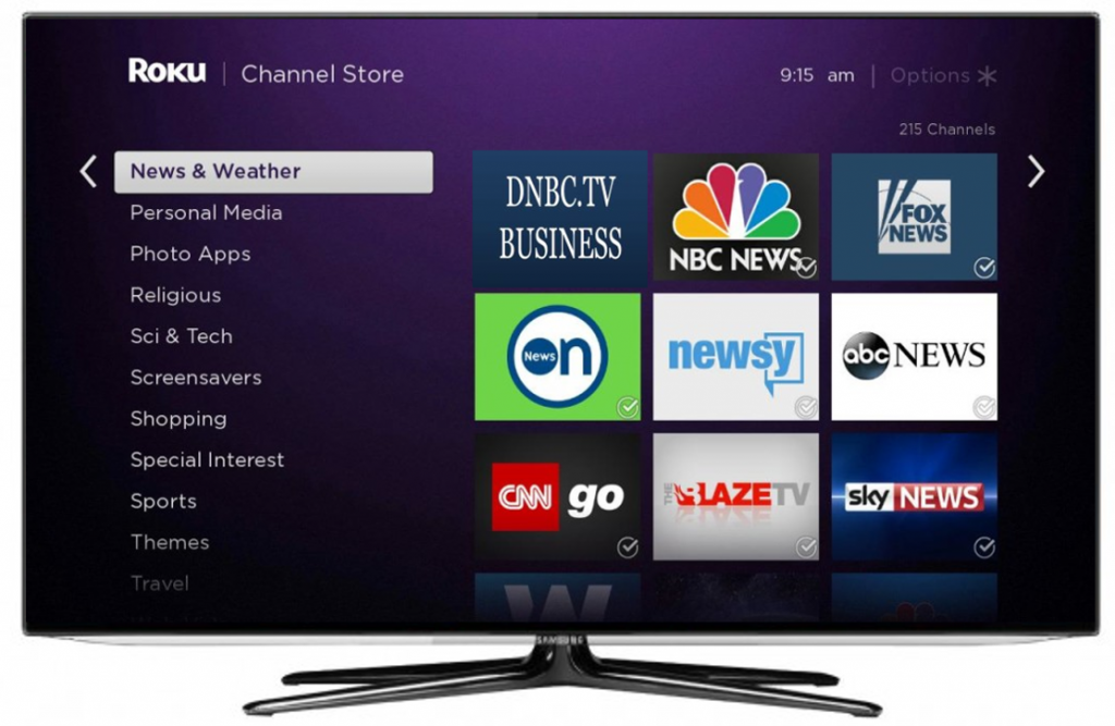 Now DNBC TV available on Roku