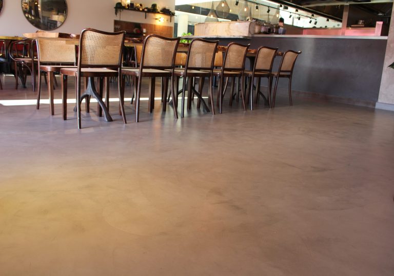 Microcement floor London