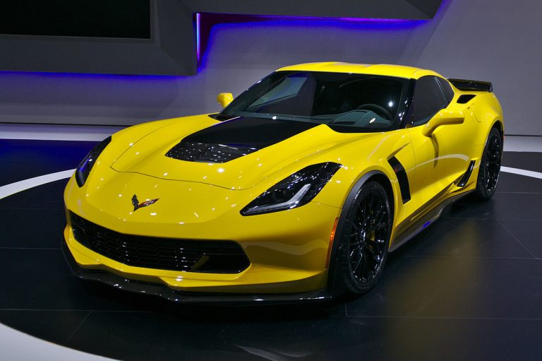 Chevrolet Corvette Stingray in Yellow Color