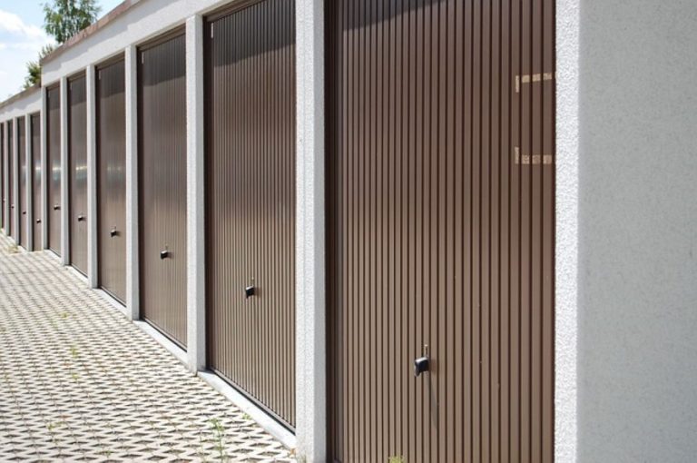 doors of storage units