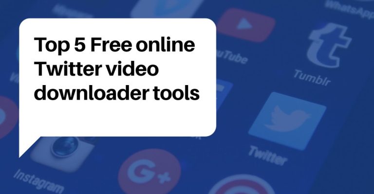 Top 5 free online twitter video downloader tools